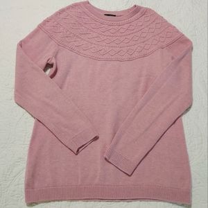 TALBOTS Medium Petite Pullover Sweater - Mauve